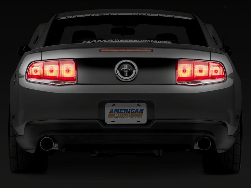 Raxiom 10-12 Ford Mustang Aero Tail Lights- Blk Housing (Smoked Lens) - 49145