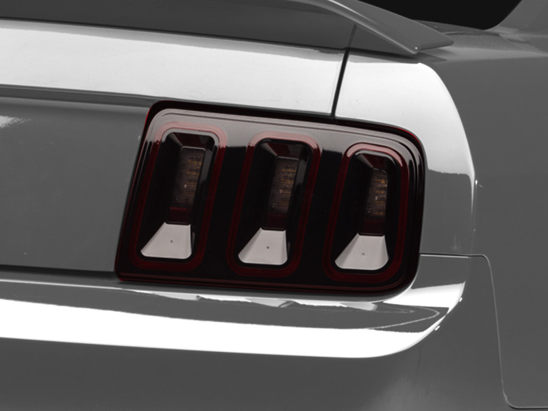 Raxiom 05-09 Ford Mustang Gen5 Tail Lights- Black Housing (Smoked Lens) - 49169