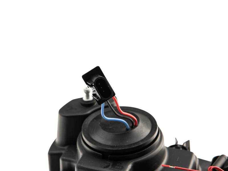 Raxiom 08-14 Dodge Challenger Dual LED Halo Projector Headlights- Black Housing (Clear Lens) - CH3684