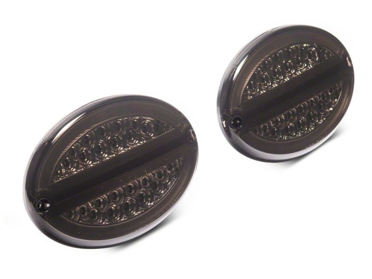 Raxiom 97-04 Chevrolet Corvette C5 Axial Series LED Tail Lights- Chrome Housing- Smoked Lens - CV4612