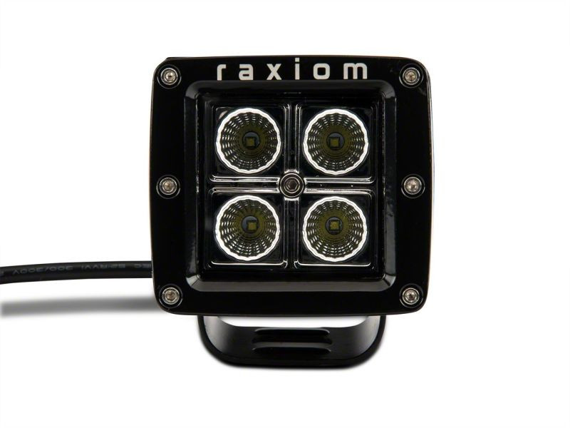 Raxiom 3-In Square LED Light Universal (Some Adaptation May Be Required) - J100991