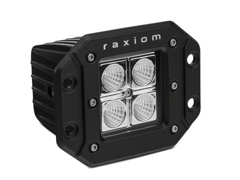 Raxiom 3-In Flush Mount 4-LED Off Road Light Flood Beam Universal (Some Adaptation May Be Required) - J106727