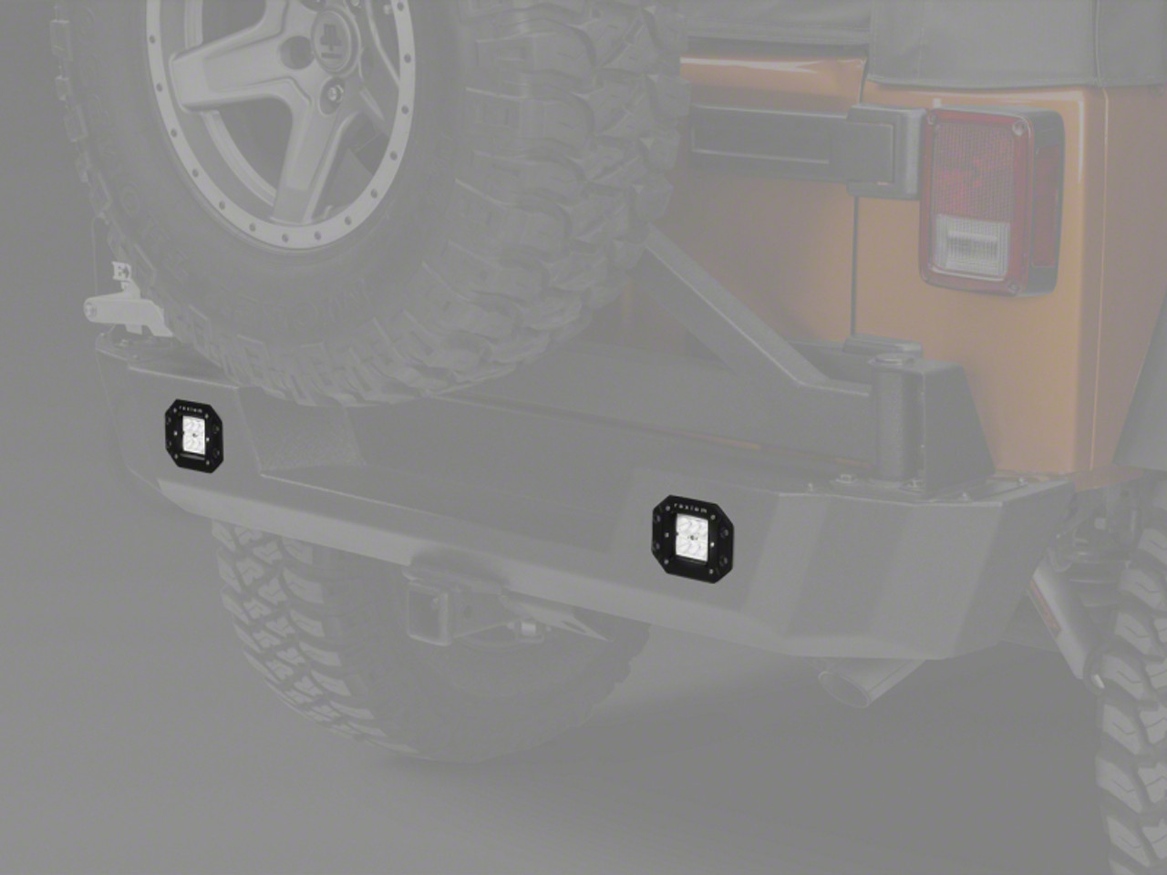 Raxiom 3-In Flush Mount 6-LED Off Road Light Flood Beam Universal (Some Adaptation May Be Required) - J106729