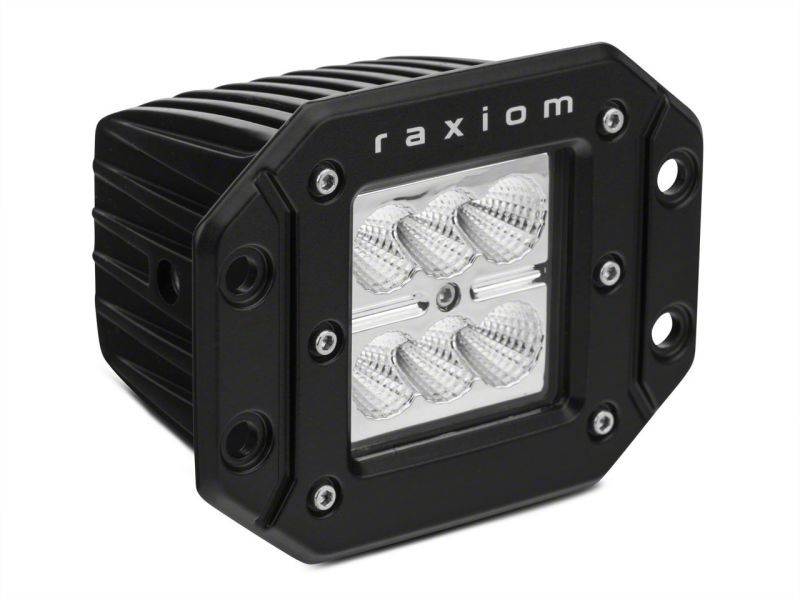 Raxiom 3-In Flush Mount 6-LED Off Road Light Flood Beam Universal (Some Adaptation May Be Required) - J106729