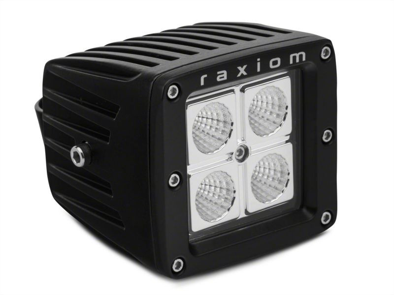 Raxiom 3-In Square 4-LED Off Road Light Flood Beam Universal (Some Adaptation May Be Required) - J106731