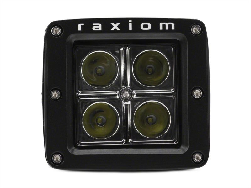 Raxiom 3-In Square 4-LED Off Road Light Spot Beam Universal (Some Adaptation May Be Required) - J106732