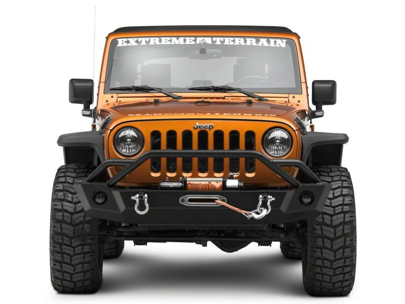 Raxiom 07-18 Jeep Wrangler JK Side Mirrors w/ LED Signal Indicators- Blk - J106890