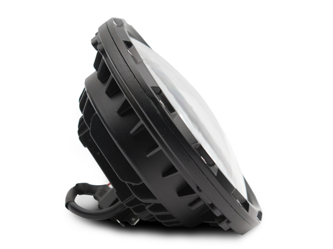 Raxiom 97-18 Jeep Wrangler TJ/JK Axial Spider LED Headlight w/ Amber DRL- Chrome Hsng (Clear Lens) - J108047