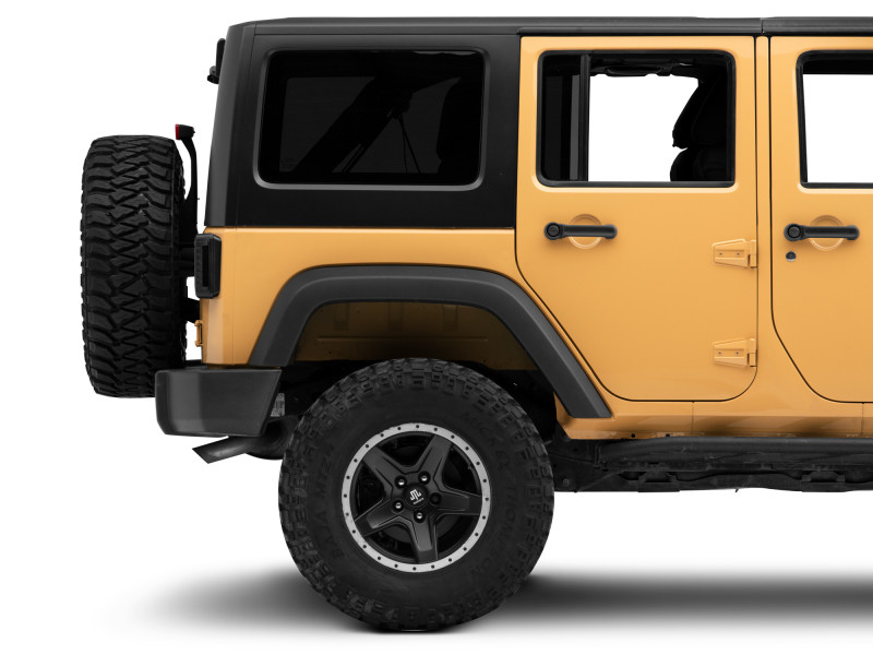 Raxiom 07-18 Jeep Wrangler JK LED Tail Lights- Black Housing (Smoked Lens) - J115435