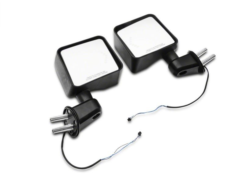 Raxiom 07-18 Jeep Wrangler JK Off-Road LED Manual Mirrors w/ Turn Signals - J116869