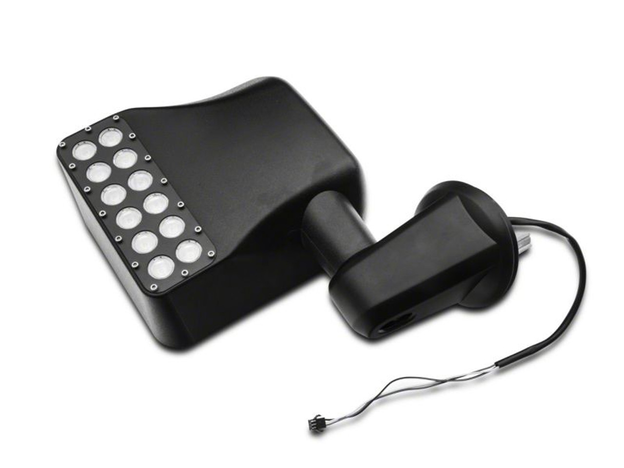 Raxiom 07-18 Jeep Wrangler JK Off-Road LED Manual Mirrors w/ Turn Signals - J116869