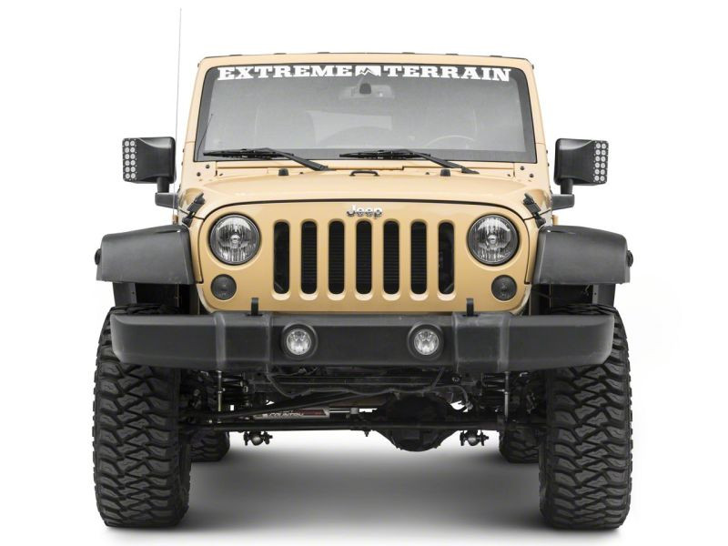Raxiom 07-18 Jeep Wrangler JK Off-Road LED Manual Mirrors w/ Turn Signals - J116869