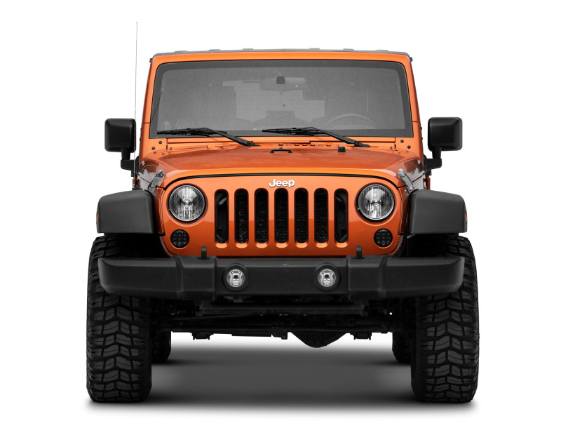 Raxiom 07-18 Jeep Wrangler JK Axial Series LED Front Turn Signals (Smoked) - J119943