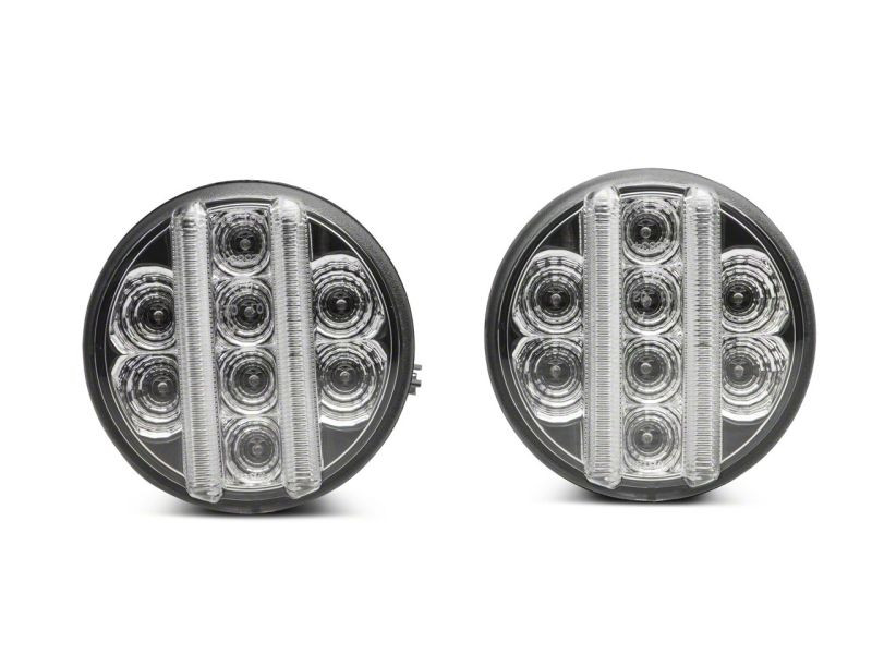 Raxiom 07-18 Jeep Wrangler JK Axial Series LED Front Turn Signals- Clear - J119944