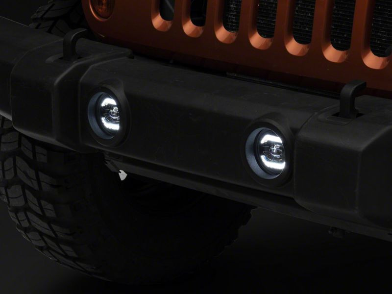 Raxiom 10-23 Jeep Wrangler JK & JL Axial Series LED DRL Fog Lights - J127019