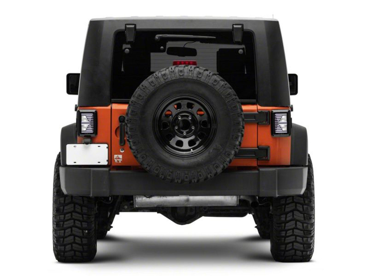 Raxiom 07-18 Jeep Wrangler JK Axial Series Vision LED Tail Lights- Blk Housing (Clear Lens) - J130809