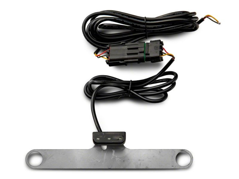 Raxiom 07-18 Jeep Wrangler JK Axial Series License Plate Bracket w/ LED Brake Light - J132759