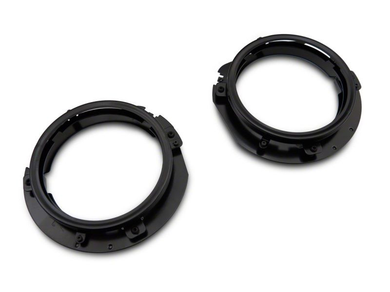 Raxiom 18-23 Jeep Wrangler JL 7-In Headlight Retro-Fit Kit w/ Harness- Blk Housing (Clear Lens) - J137648