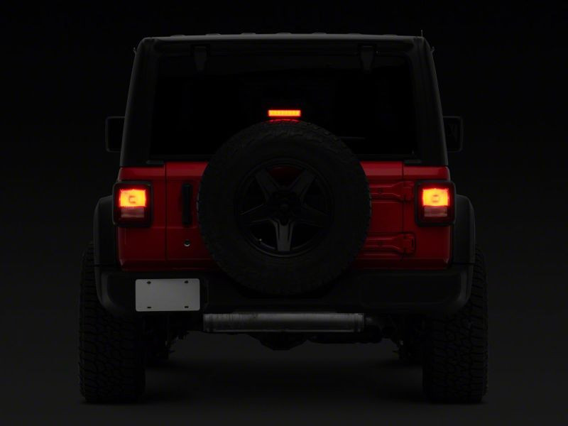 Raxiom 18-23 Jeep Wrangler JL Axial Series Hyper Flash LED Third Brake Light- Red - J140395-JL