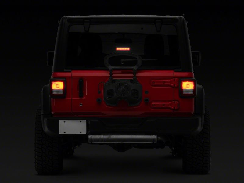 Raxiom18-23 Jeep Wrangler JL Axial Series Hyper Flash LED Third Brake Light- Smoked - J140396-JL