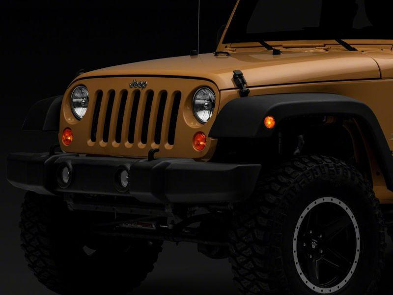 Raxiom 07-18 Jeep Wrangler JK Axial Series Replacement Turn Signal Lamps- Amber - J150569