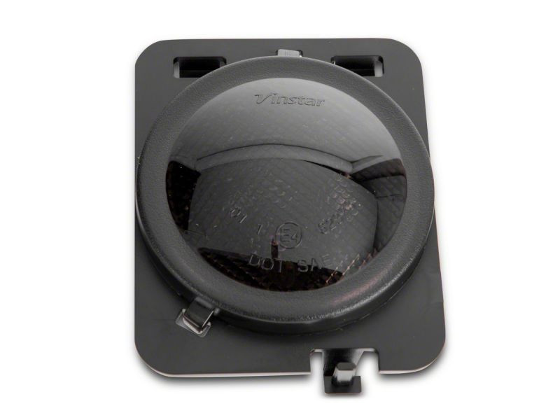 Raxiom 07-18 Jeep Wrangler JK Axial Series Whiite LED Side Marker Lights- Smoked - J163060