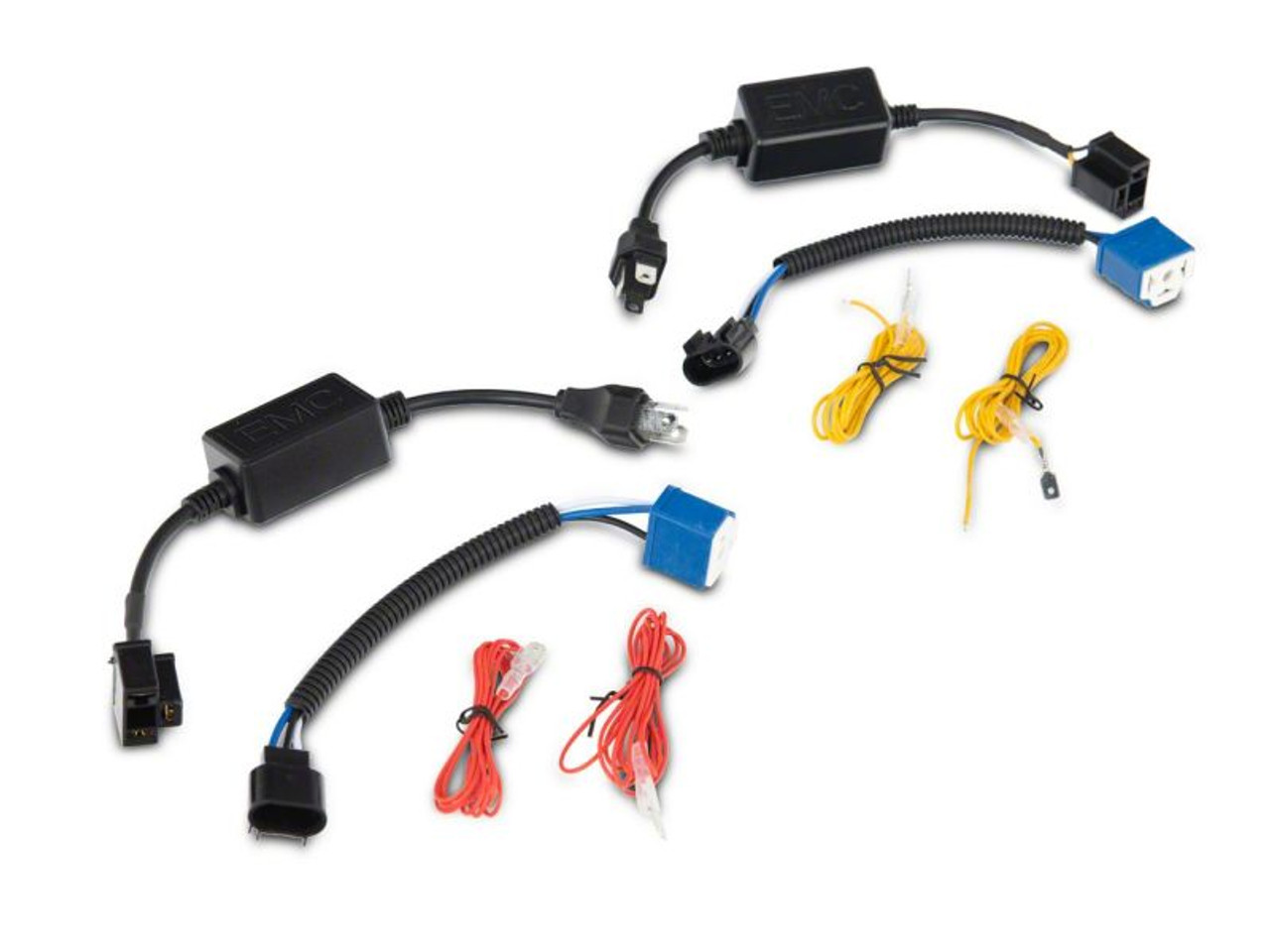 Raxiom 07-18 Jeep Wrangler JK Axial Series 7-In Dragon Eye LED Headlights- Blk Housing (Clear Lens) - J167194