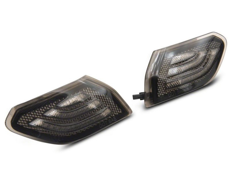 Raxiom 18-23 Jeep Wrangler JL Axial Series LED Side Marker Lights- Smoked - J170484