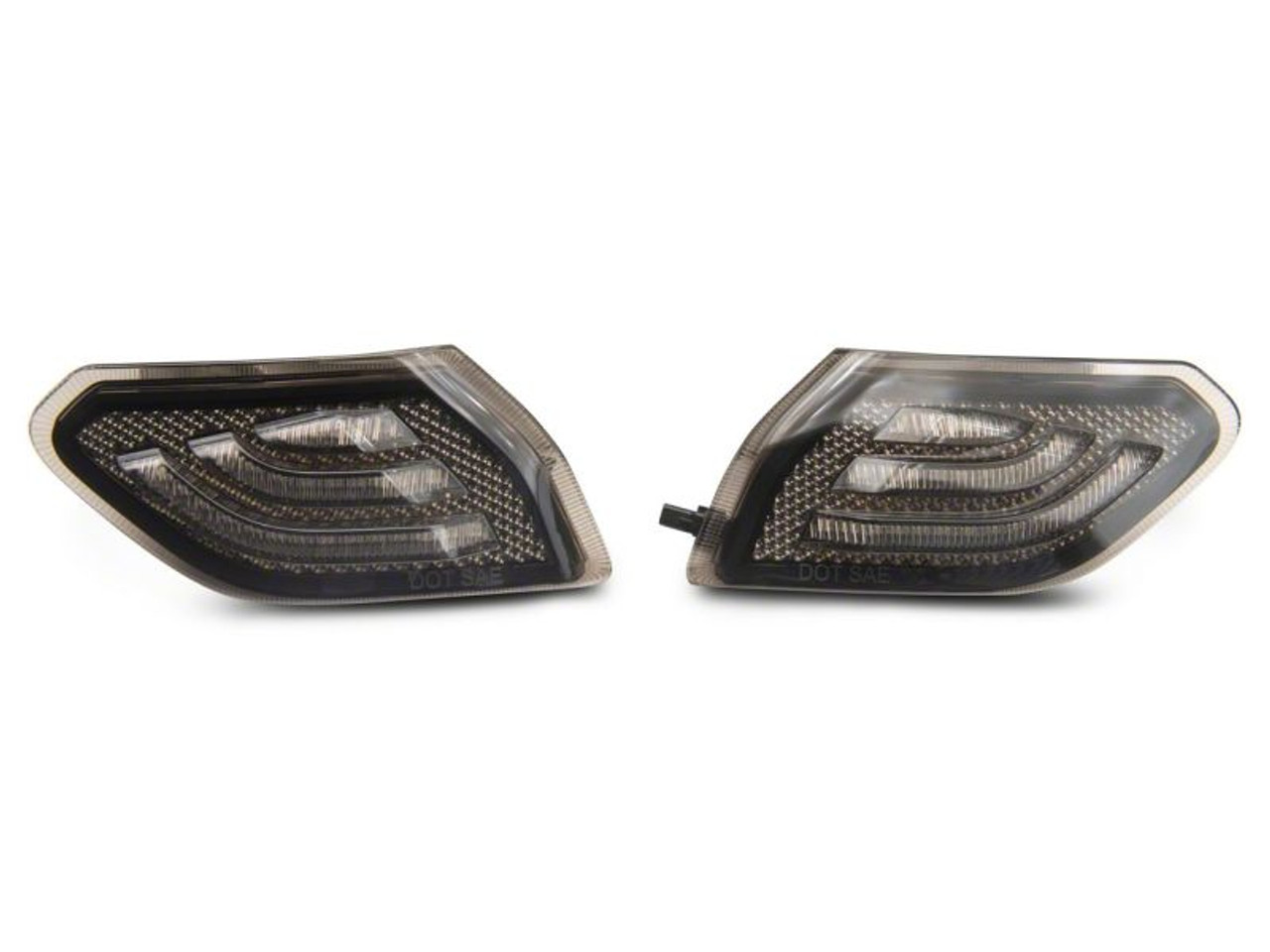 Raxiom 18-23 Jeep Wrangler JL Axial Series LED Side Marker Lights- Smoked - J170484