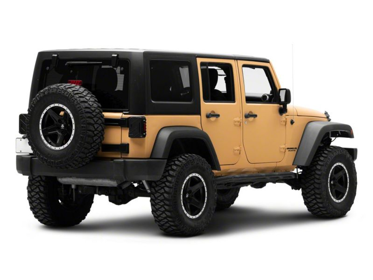 Raxiom 07-18 Jeep Wrangler JK Axial Series Trident LED Tail Lights- Blk Housing (Smoked Lens) - J173718