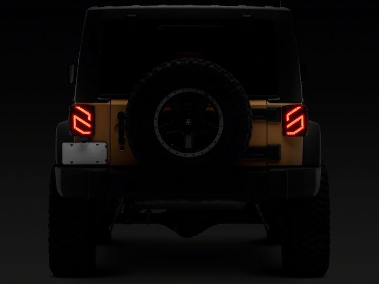 Raxiom 07-18 Jeep Wrangler JK Axial Series Trident LED Tail Lights- Blk Housing (Smoked Lens) - J173718