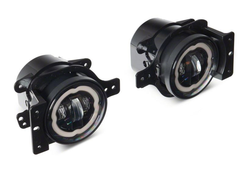 Raxiom 18-23 Jeep Wrangler JL Axial Series Angel Eye LED Fog Lights - J177415