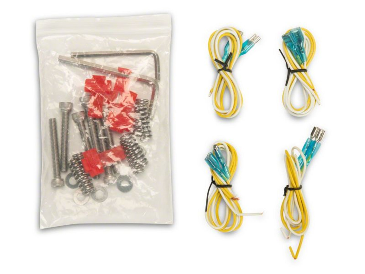 Raxiom 18-23 Jeep Wrangler JL Axial Series 9-In Angel Eye LED Headlights- Blk Housing (Clear Lens) - J177416