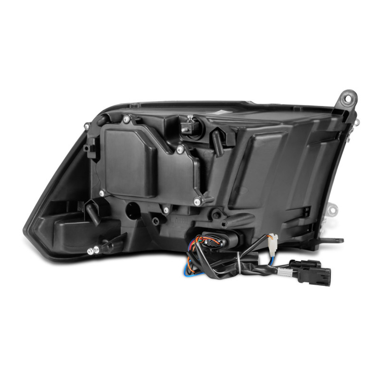 Raxiom 09-18 Dodge RAM 1500 LED Halo Headlights w/ Swtchbck Turn Signals- Chrome Hsng (Clear Lens) - R111519