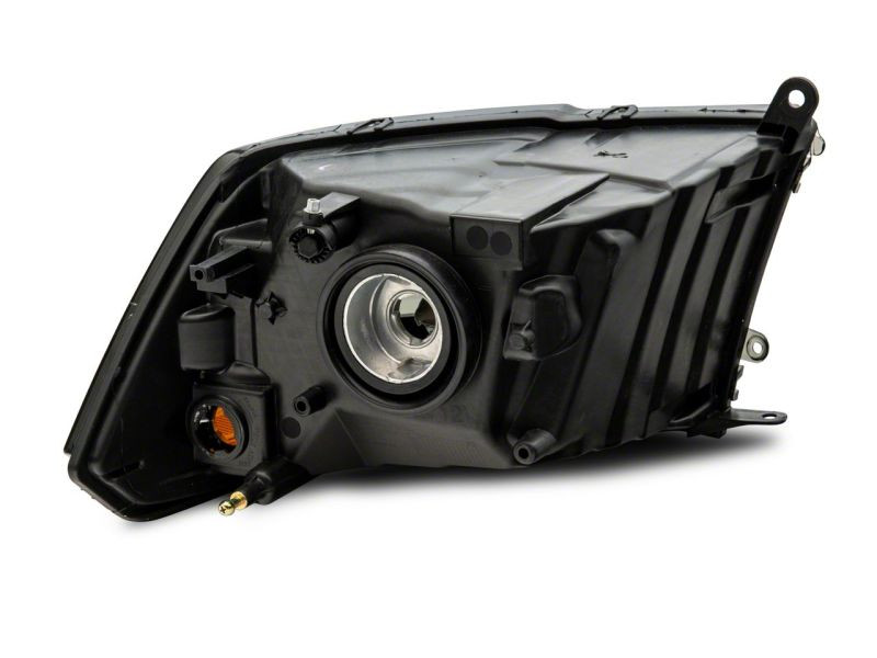 Raxiom 09-18 Dodge RAM 1500 Axial OEM Rep Headlights w/ Single Bulb- Chrome Housing (Smoked Lens) - R118019