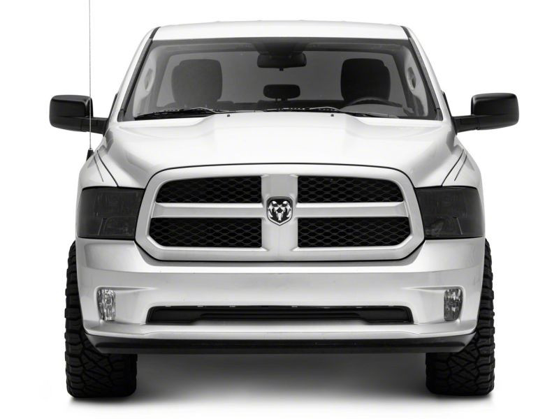 Raxiom 09-18 Dodge RAM 1500 Axial OEM Rep Headlights w/ Dual Bulb- Chrome Housing (Smoked Lens ) - R118021