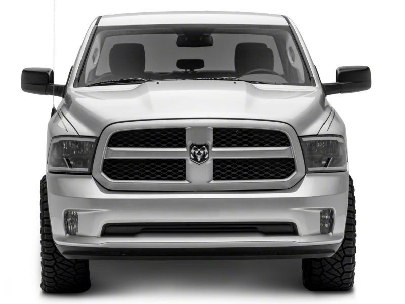 Raxiom 09-18 Dodge RAM 1500/2500/3500 Axial Series Headlights w/ LED Bar- Blk Housing (Clear Lens) - R131481