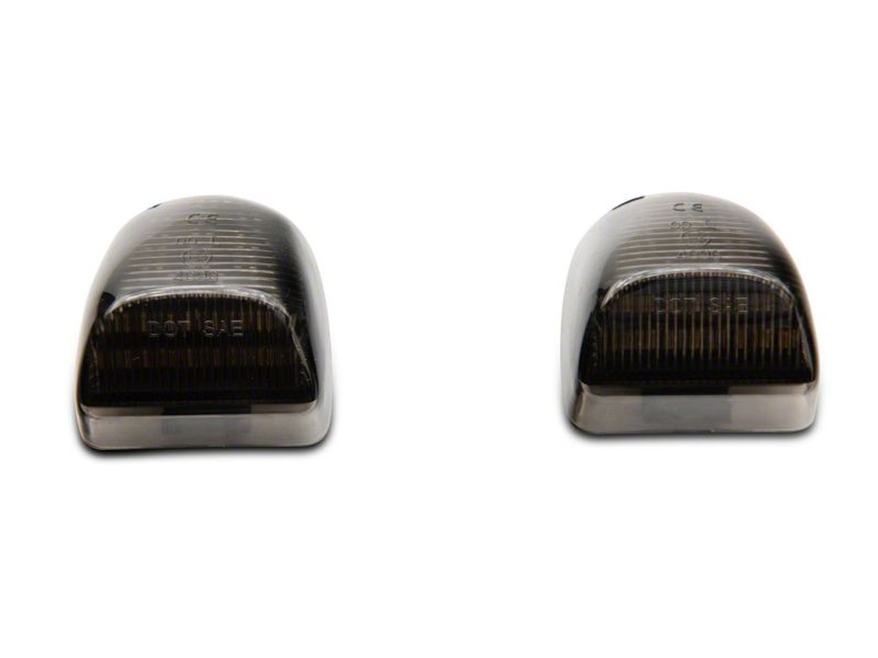 Raxiom 01-13 Chevrolet Silverado/GMC Sierra 1500 Axial Series LED License Plate Lamps- Smoked - S122507