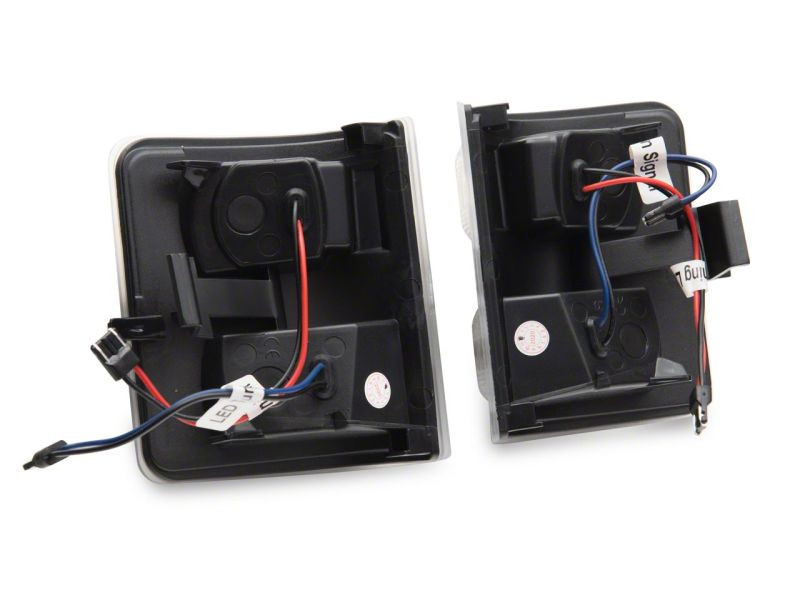 Raxiom 11-16 Ford F-250/F-350 Super Duty Axial LED SEQL Switchback Side Mirror Marker Lamps- Clear - SD18247