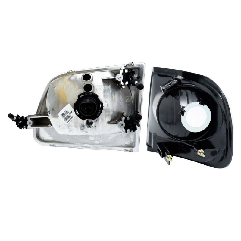 Raxiom 97-03 Ford F-150 G2 Euro Headlights w/ Parking Lights- Blk Housing (Clear Lens) - T542830