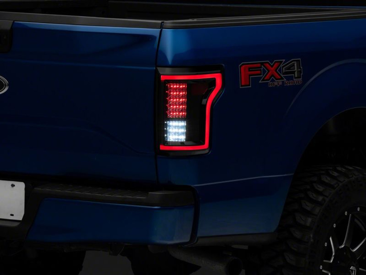 Raxiom 15-17 Ford F-150 LED Tail Lights- Blk Housing (Smoked Lens) - T542881