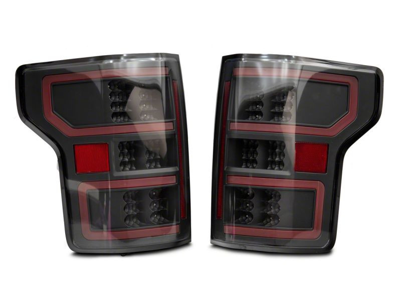 Raxiom 18-20 Ford F-150 Axial Series LED Tail Lights w/ SEQL Turn Signals- Blk Housing (Clear Lens) - T548144