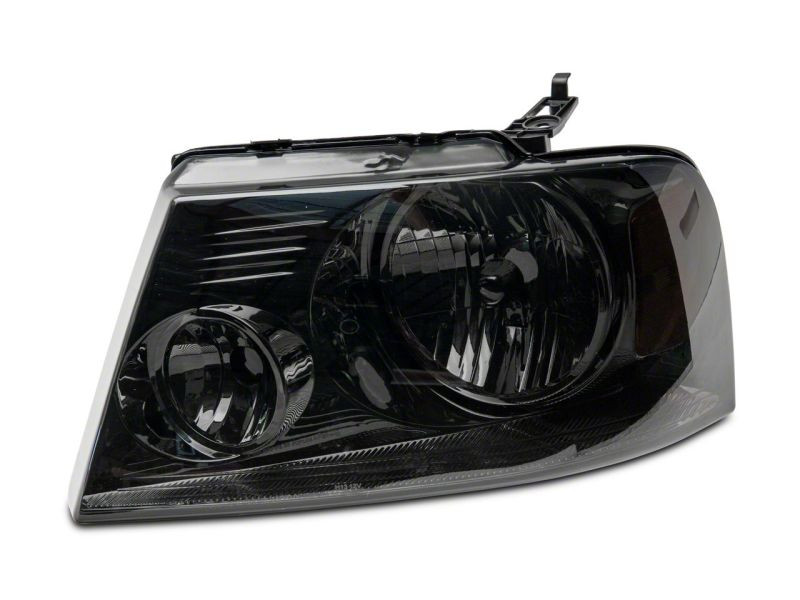 Raxiom 04-08 Ford F-150 Axial Series OEM Style Replacement Headlights- Chrome Housing- Smoked Lens - T551342