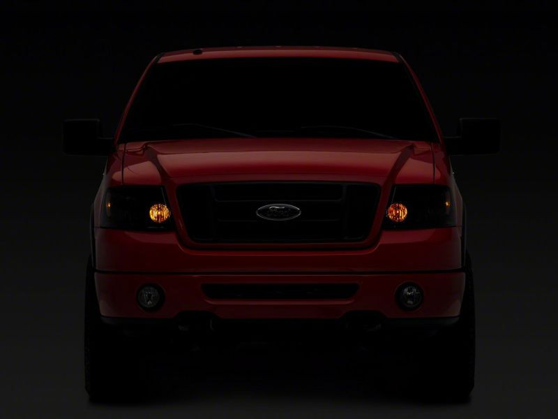 Raxiom 04-08 Ford F-150 Axial Series OEM Style Replacement Headlights- Chrome Housing- Smoked Lens - T551342