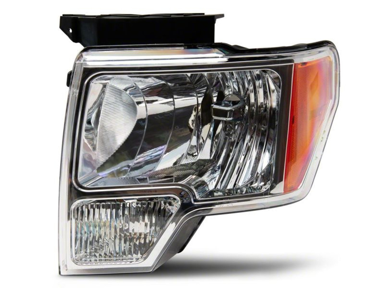 Raxiom 09-14 Ford F-150 Axial OEM Style Rep Headlights- Chrome Housing (Clear Lens) - T551343
