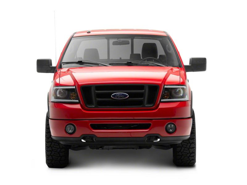 Raxiom 04-08 Ford F-150 Axial Series Projector Headlights w/ SEQL LED Bar- Blk Housing (Clear Lens) - T566364