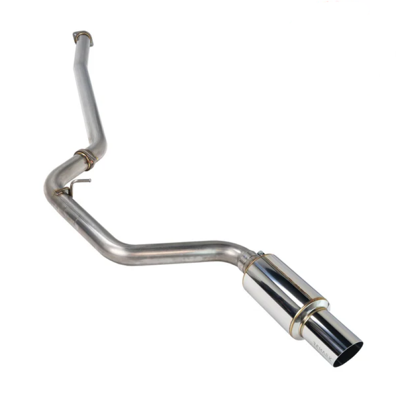 Remark 08-14 Subaru WRX / STI Hatch Cat-Back Exhaust R1 Spec Single Exit Stainless Steel - RK-C1076S-02