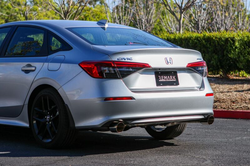 Remark 2022+ Honda Civic Sport Sedan (FE2) Catback Exhaust - Dual Stainless Steel Tips - RK-C2063H-11