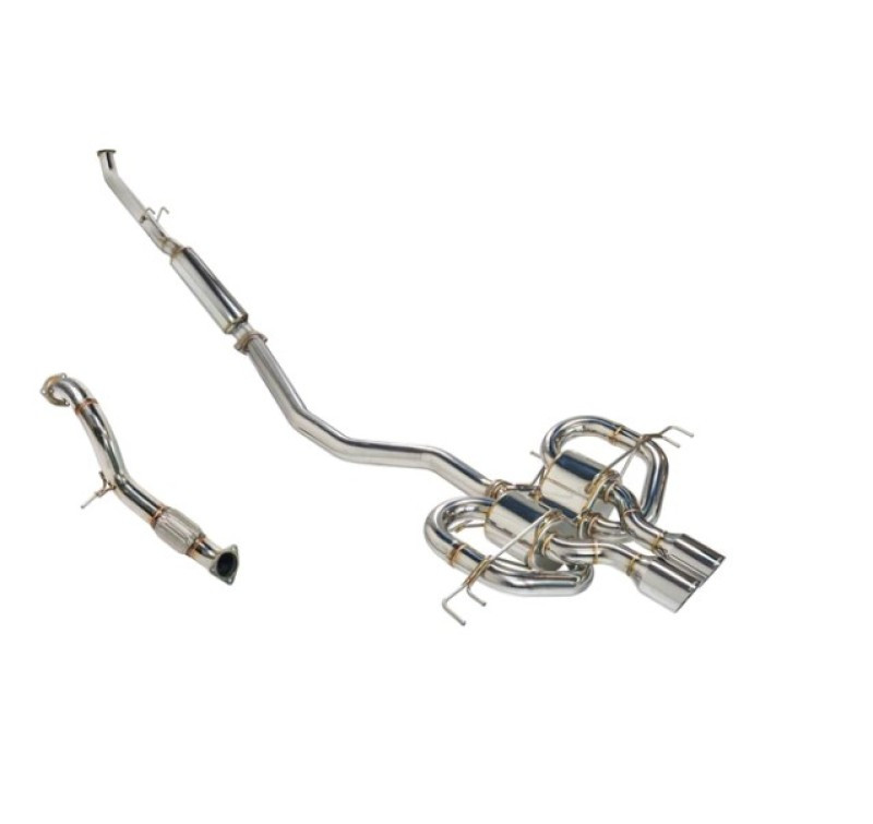 Remark 17-21 Honda Civic Type R FK8 Sports Touring CatBack Exhaust/Front Pipe - Stainless Steel - RK-C2076H-01L