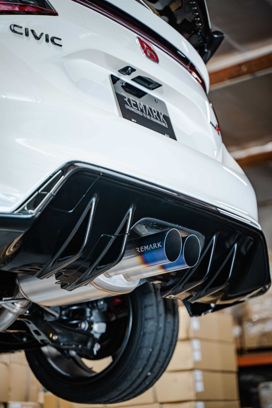 Remark 2023+ Honda Civic Type-R (FL5) Sports Touring Catback Titanium Exhaust/SUS304 Front Pipe - RK-C2076H-09TS